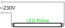Installation LED Leuchtstoffröhre G13 T8 Installation LED Leuchtstoffröhre G13 T8