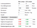 Stromrechner für LED Lampen Stromrechner für LED Lampen