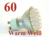 LED Strahler 60 LEDs Lampe Spot GU10 230V