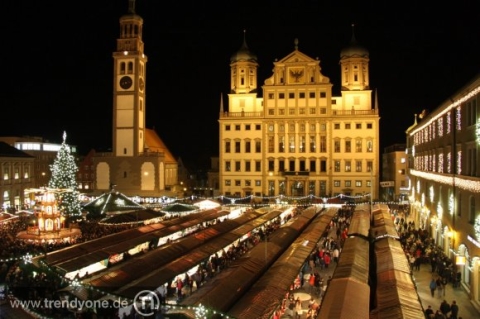 Augbsurger Christkindlesmarkt mit LED Beleuchtung Augbsurger Christkindlesmarkt mit LED Beleuchtung